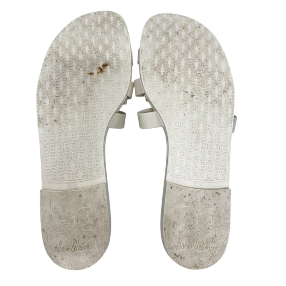 Sam Edelman Bay Jelly Double E Signature Logo Slide Sandals Women's size 12 - Picture 9 of 10